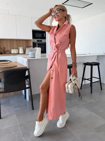 Louisa | Abito Maxi di Denim
