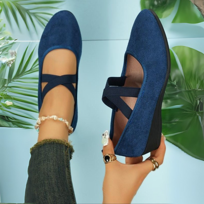 Anna | Scarpe Ballerine con Tacco Cerrado
