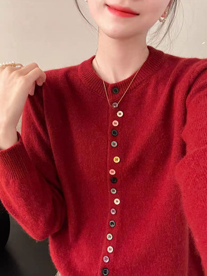 Aaliyah™ | Elegante Cardigan in maglia Abotonado