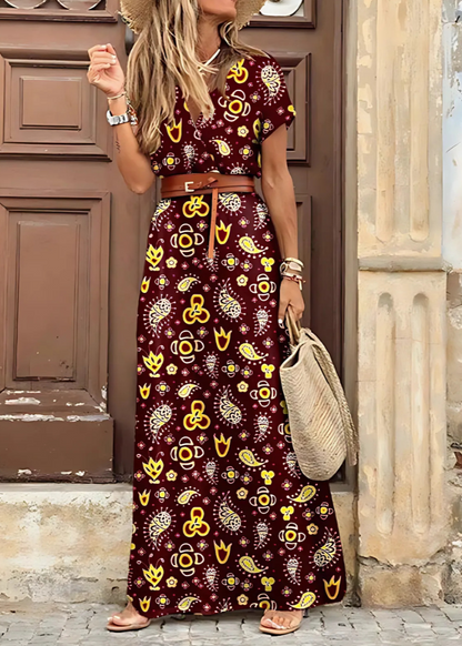 Vera - Abito maxi Bohemio Elegante