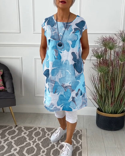 BLUSA LARGA DI FIORI KLARISSA