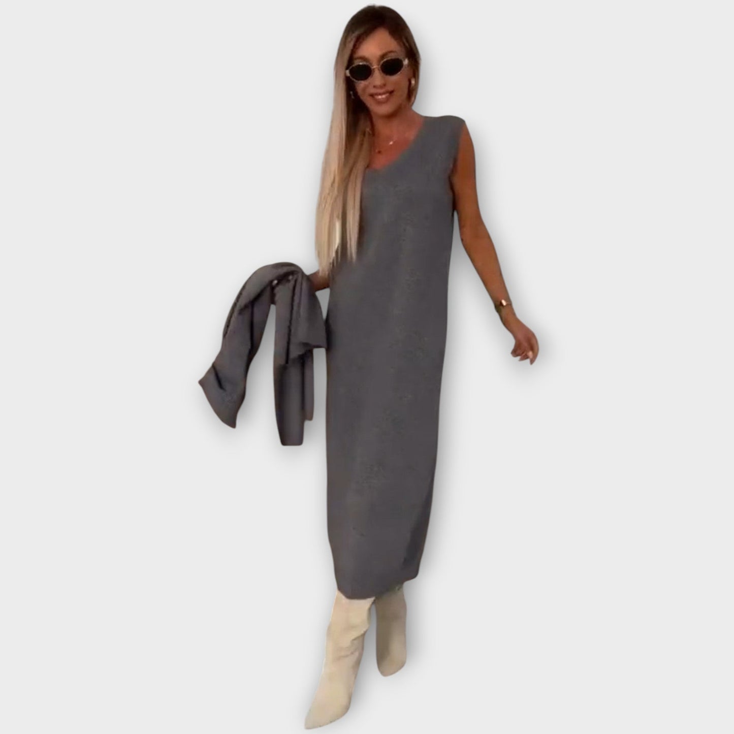 Il Completo di Maglione e Gonna Luxe Knit