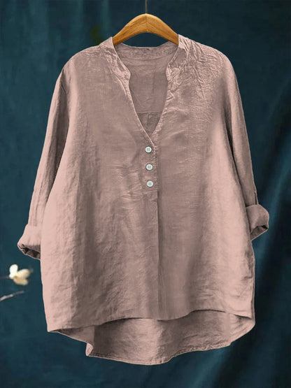 Blusa in lino Sabrina