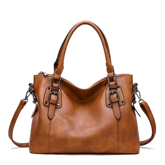 Dagfrid | Borsa versatile e elegante in caldo colore marrone caramello