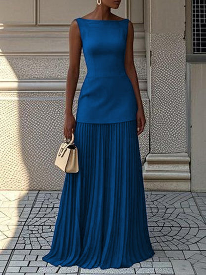 JULIET – ABITO MAXI SENZA MANICHE DI ELEGANZA INTEMporal