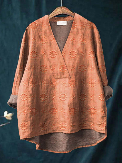 Blusa in lino Cara