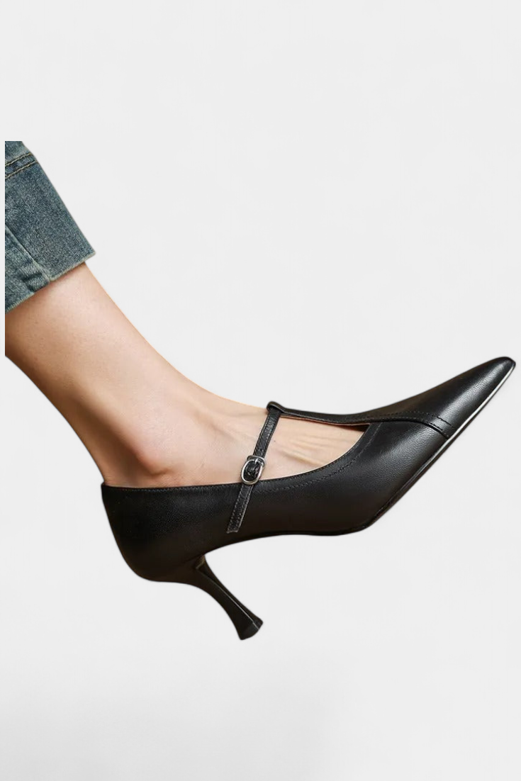 Zulema | Tacchi T-Bar eleganti con finitura liscia