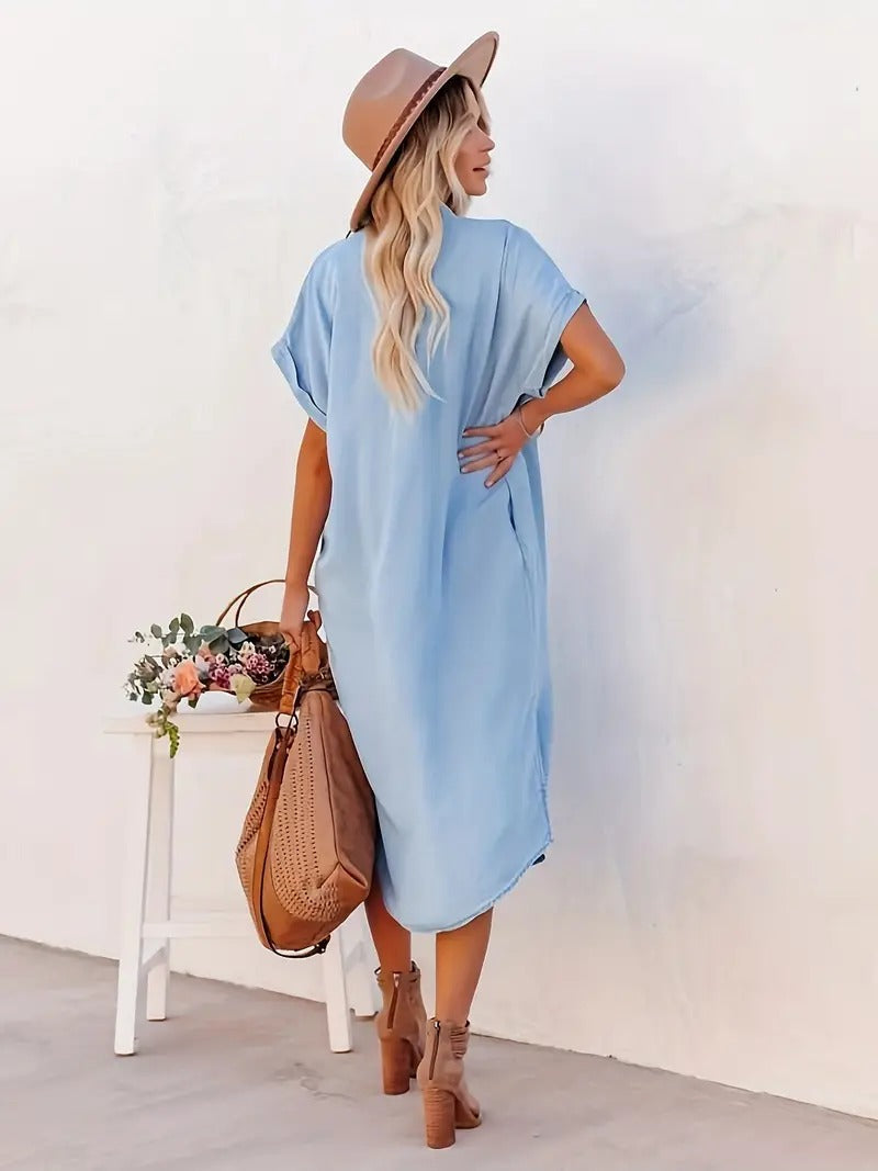 Samira-Abito camisero con tasche fijos