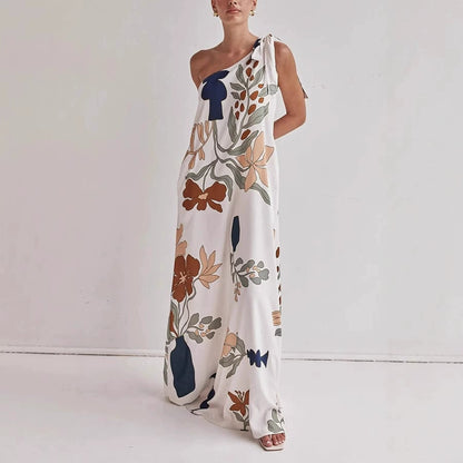 MILLIE – ABITO MAXI IMPRESO MONOSPALLA