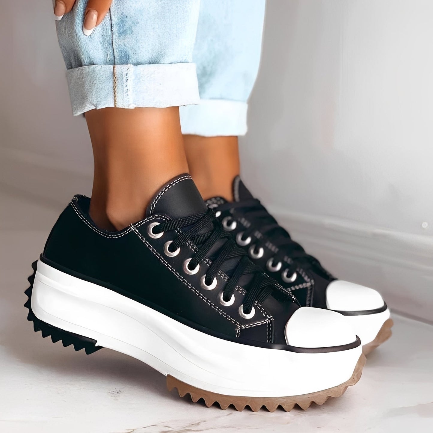 Caitlyn - Scarpe eleganti con suola gruesa per donna