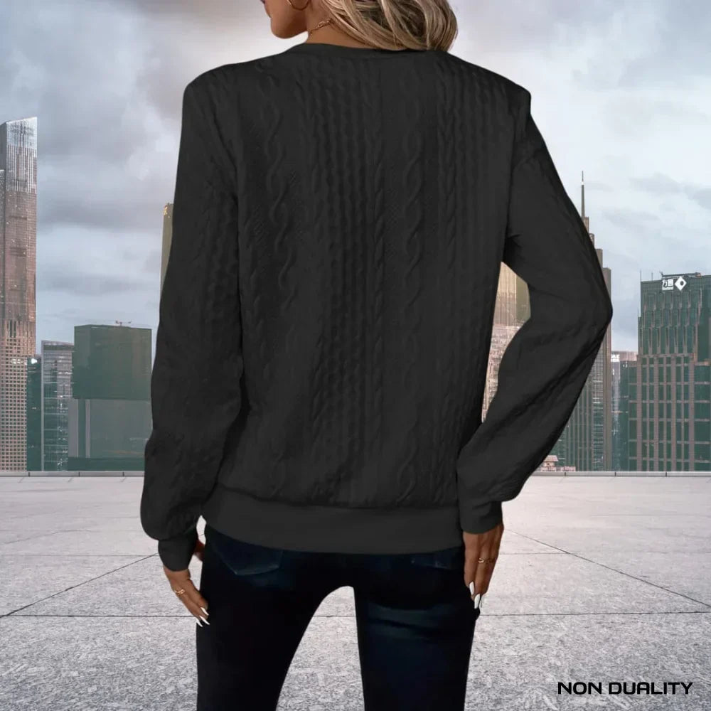 Maglione con zip di non-dualità