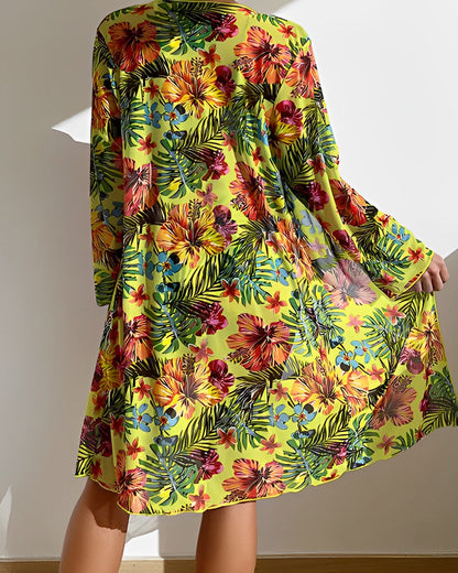 ALANI – SET DI BIKINI CON STAMPA TROPICAL E CUBRIMIENTO