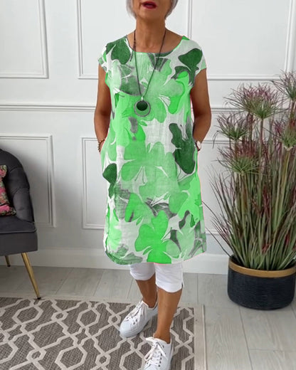 BLUSA LARGA DI FIORI KLARISSA
