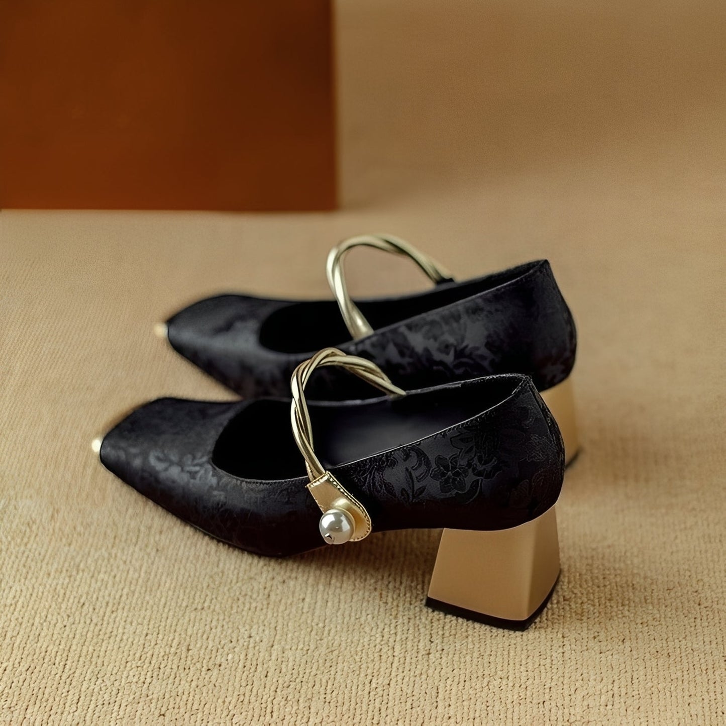 Rhonda - Elegantle scarpe con tacco bloque da donna