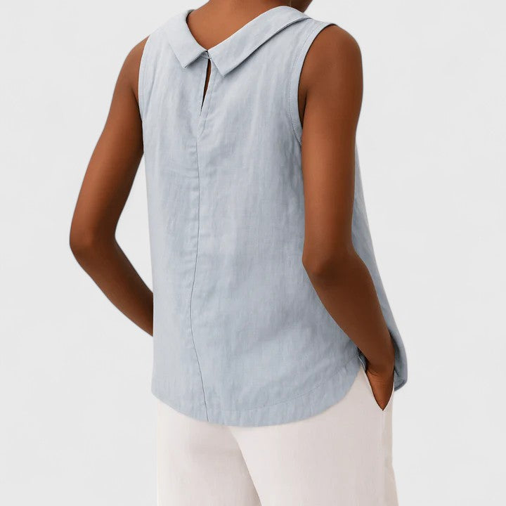 Anastine | Top elegante con Collo alto