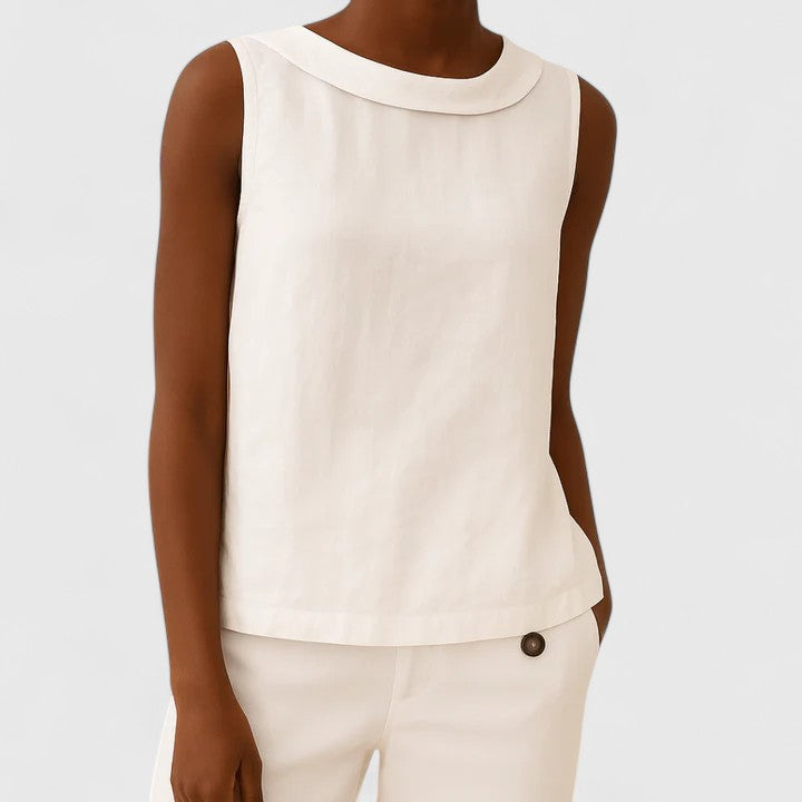 Anastine | Top elegante con Collo alto
