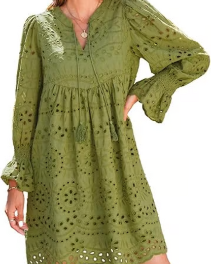 Paisley - Elegante Abito Midi con recortes