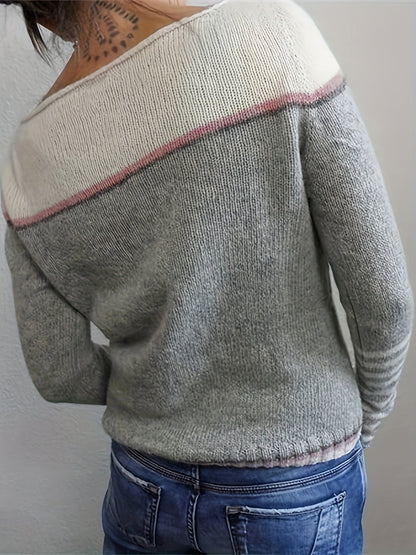 Katharina - Maglione di Righe a maniche lunghe