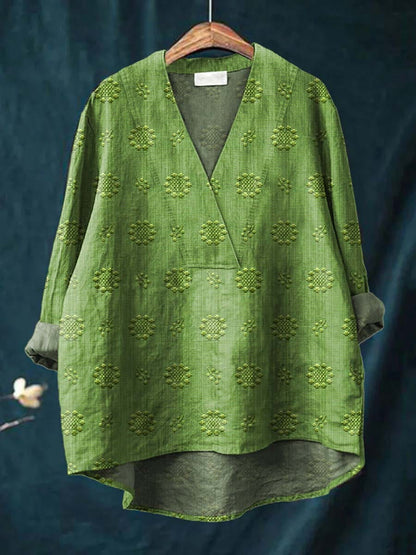 Blusa in lino Cara
