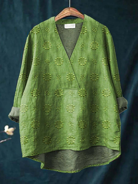 Blusa in lino Cara