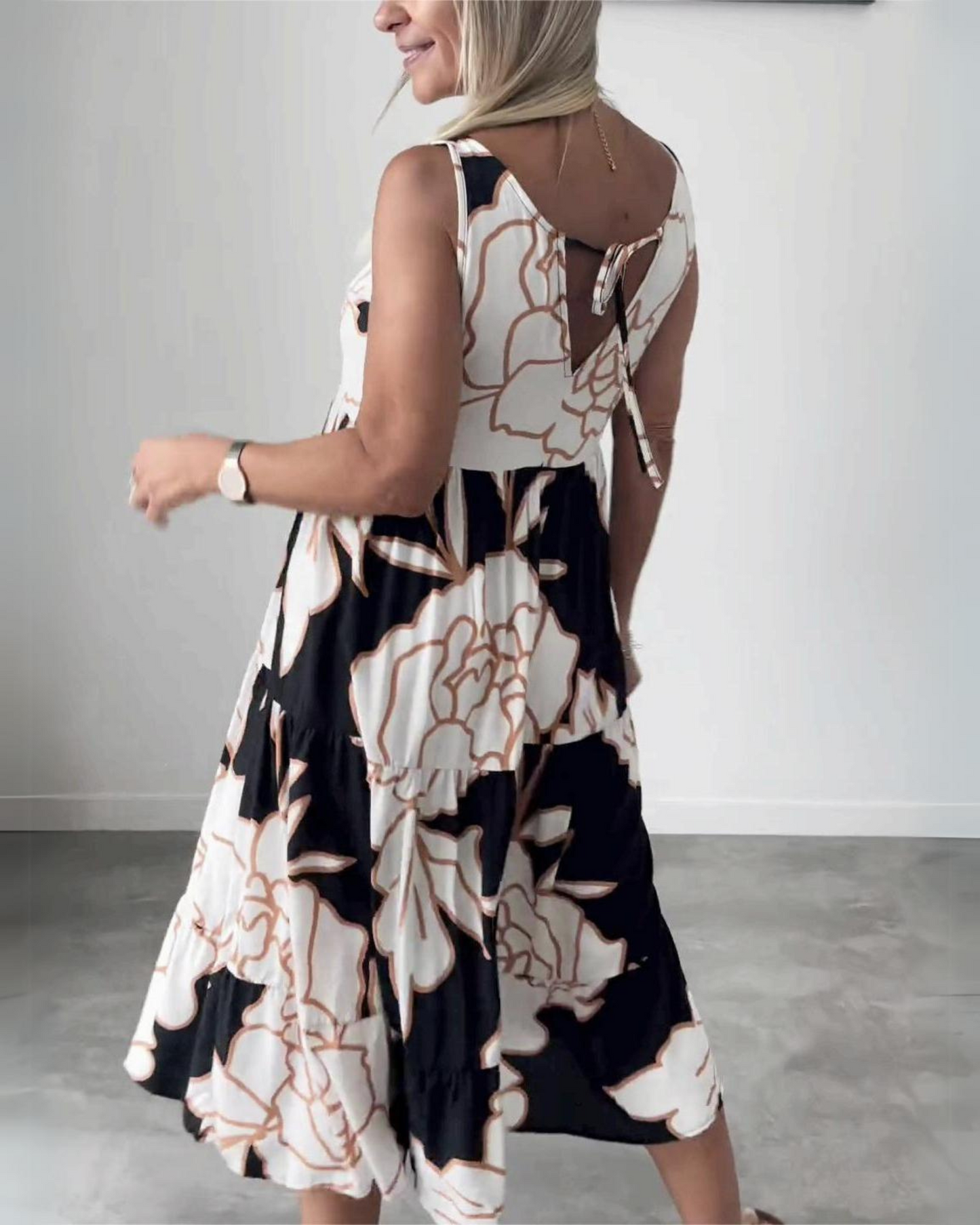 GRACE - ABITO BOHO FLOREALE ELEGANTE