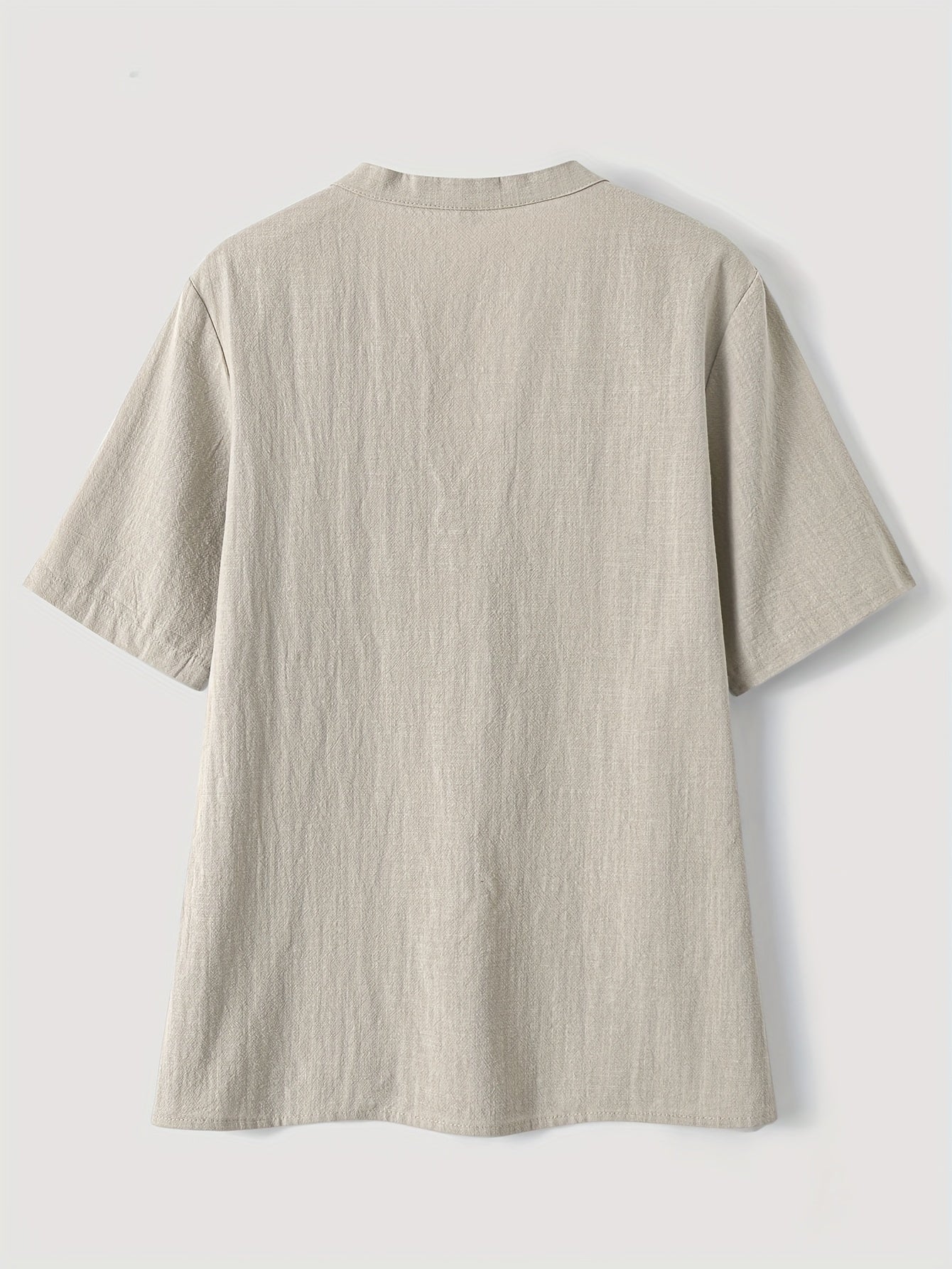 Sharron - Blusa elegante con scollo a V e Bottoni