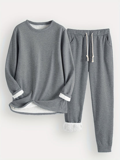 RILEY – SET LOUNGE DI FELPA CON FORRO