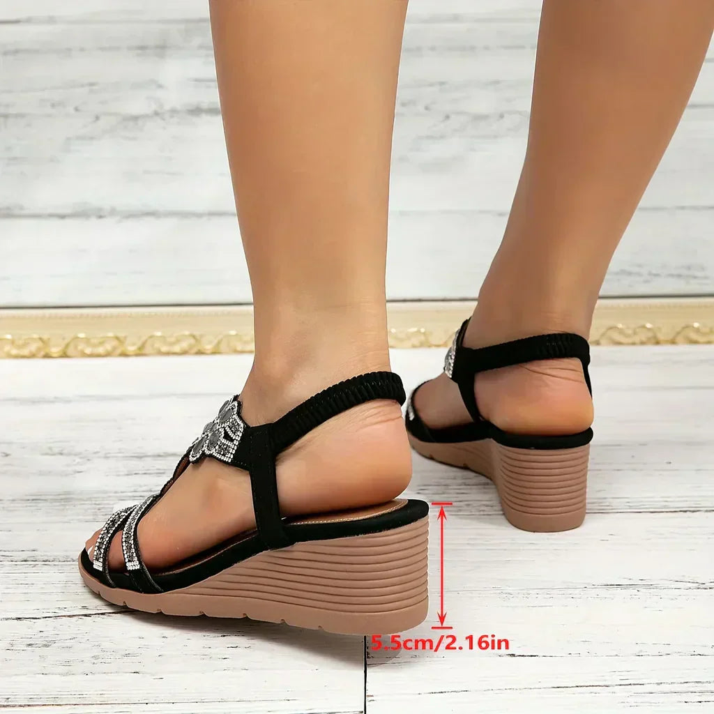 Velen™ | Sandali eleganti con zeppa comoda