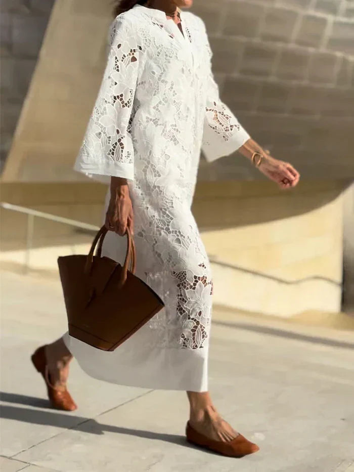 ALINA – ABITO BIANCO DI ENCAGE ELEGANTE