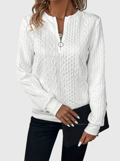 Nora™ | Maglione con zip