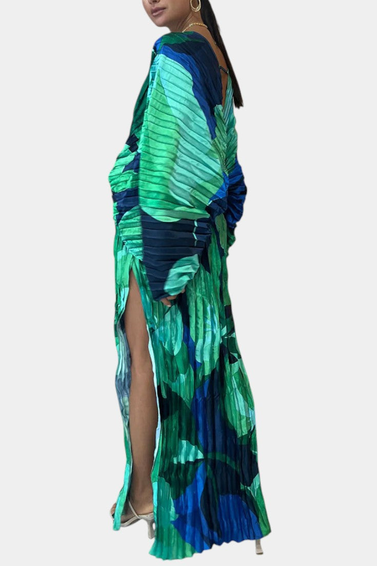 Rebecca Abito maxi Cortado con Pliegues