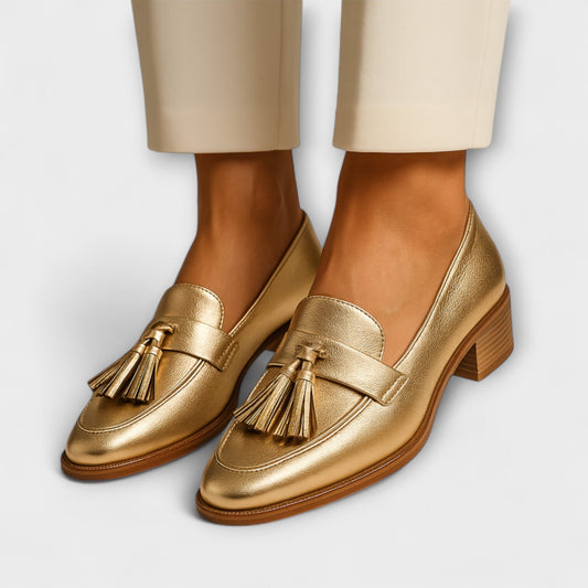 Celeste - Scarpa di oro