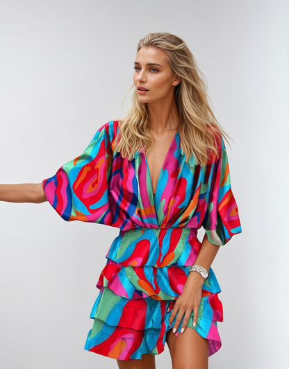 Abito midi Floreale - Eleganza Senza tempo