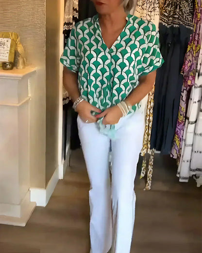 BLUSA STAMPATA STILOSA SOLVEIG