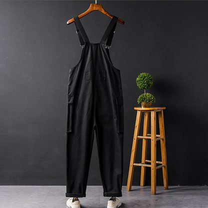 Wrenna | Pantalón Salopette di Cotone Premium