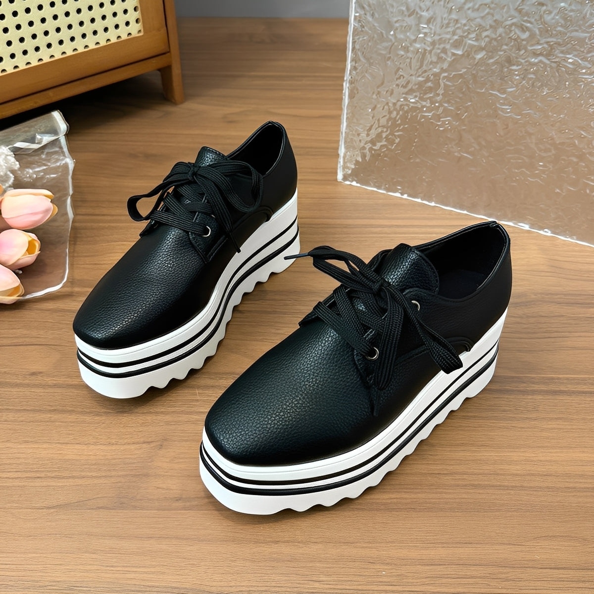 Joanne - Sneakers di moda con suola gruesa da donna