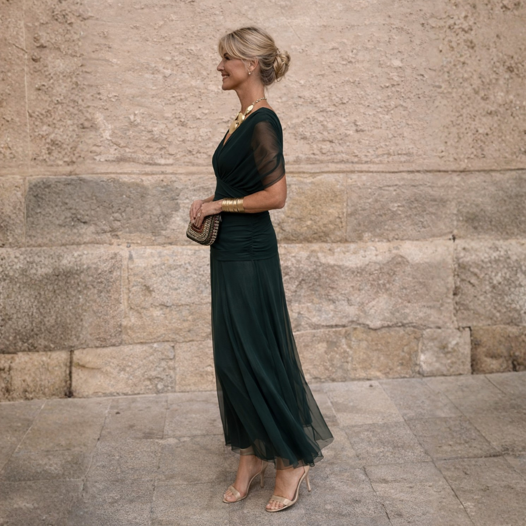 Mikaela - Abito maxi Off-Shoulder