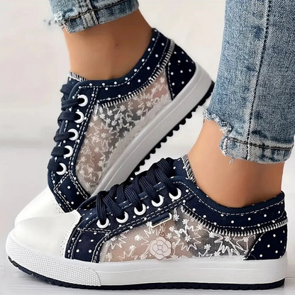 Elettra - Sneakers florales leggere