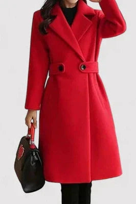 Cappotto con cintura