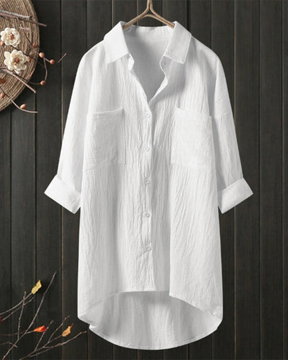 Olivia™ | Blusa Larga e Comoda di Tinta unita