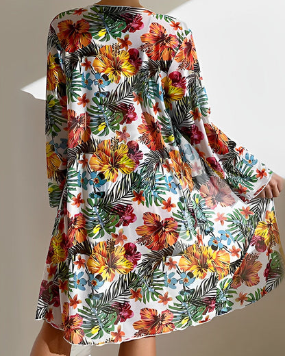 ALANI – SET DI BIKINI CON STAMPA TROPICAL E CUBRIMIENTO
