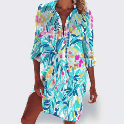 Tessa – Camicia di Impressione Vivace estive