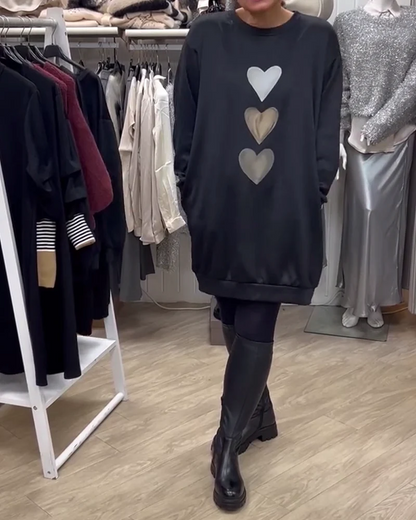 SIANORE - MAGLIONE CON CORAZÓN STILOSO