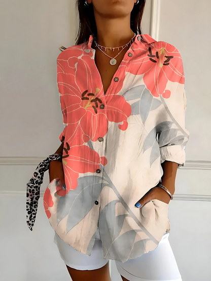 Yllona – Blusa Rilassata con bottoni