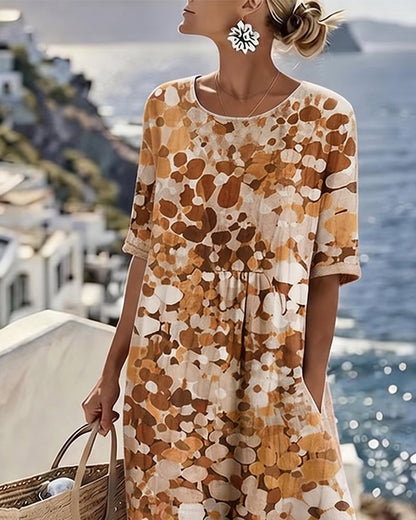 Abito Fluido con Stampa