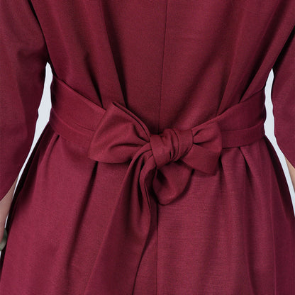 Abito elegante con maniche a palloncino