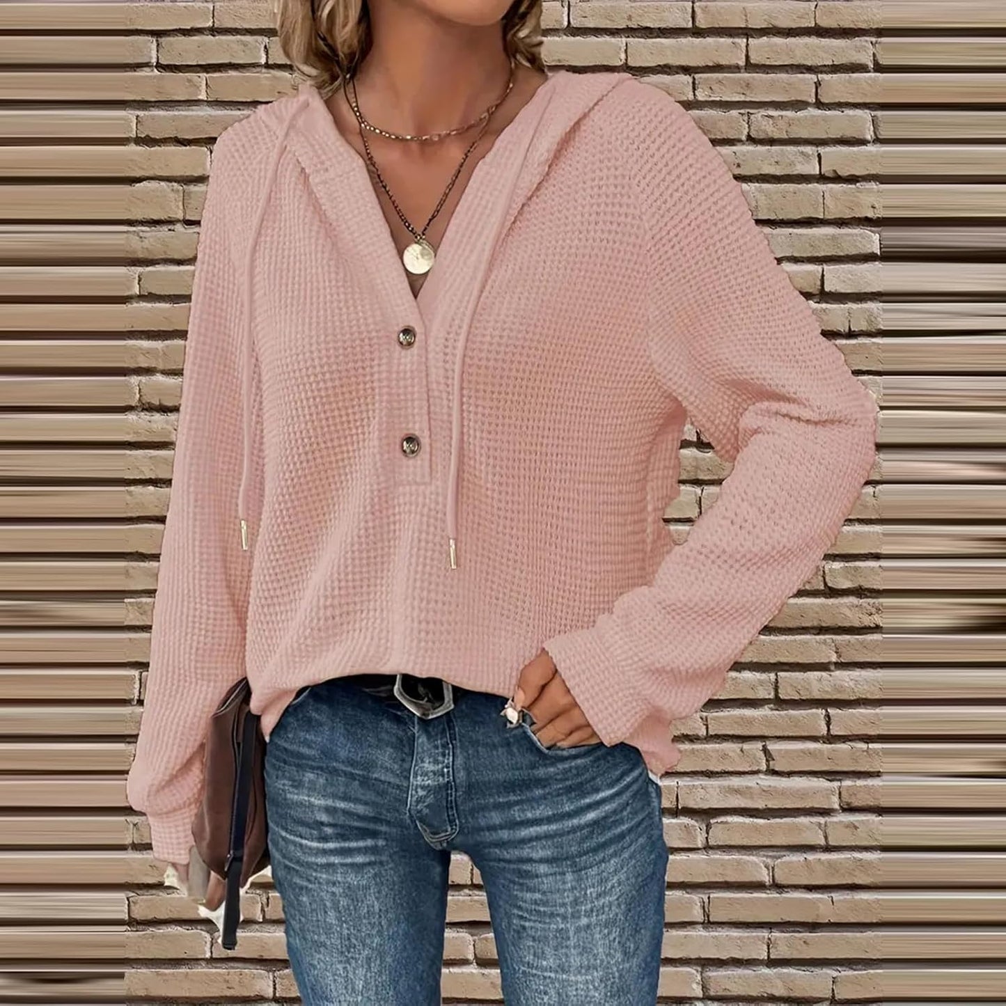 Zyrae™ | Felpa Scollo a V Oversize