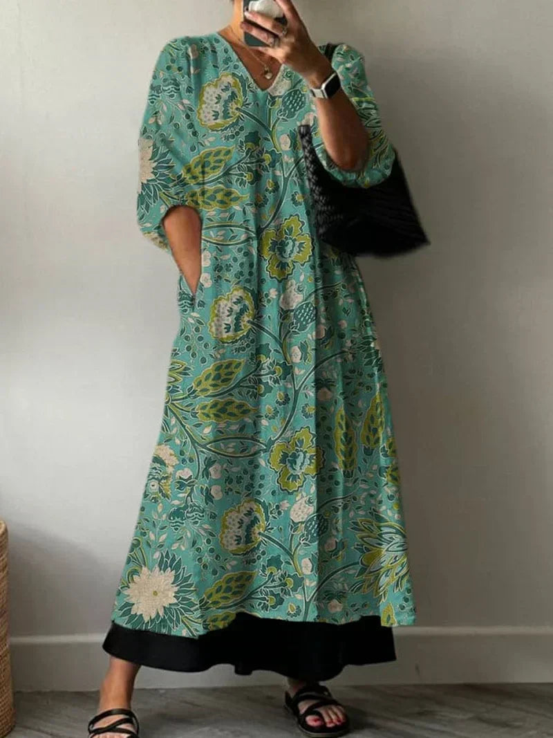 Paula | Abito floreale Elegante