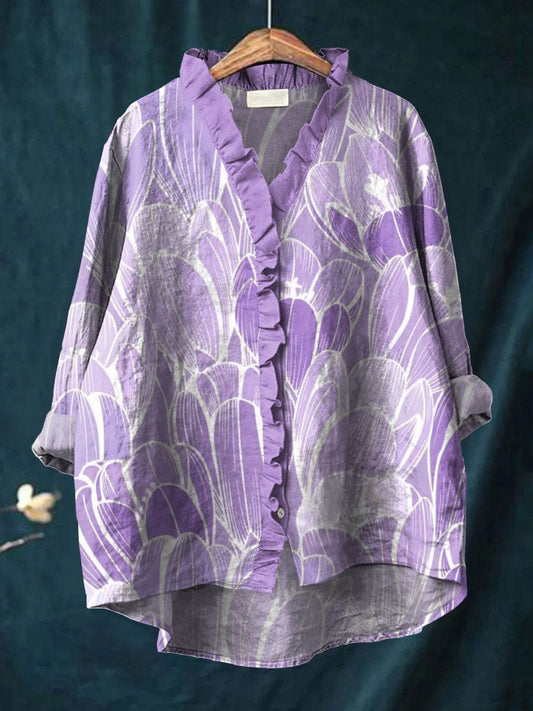 Blusa in lino Lara