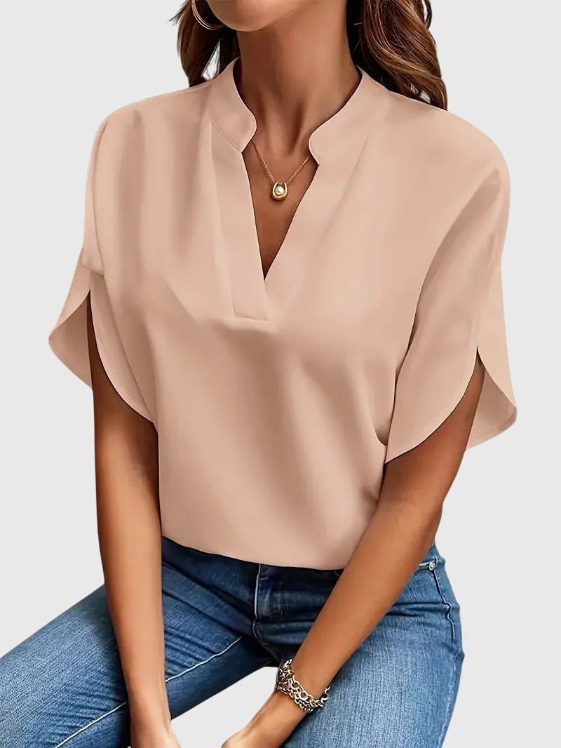 Beatrix™ | Camicia V-Neck Morbido ed elegante